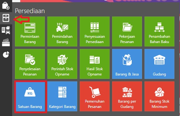 Persediaan Satuan Barang