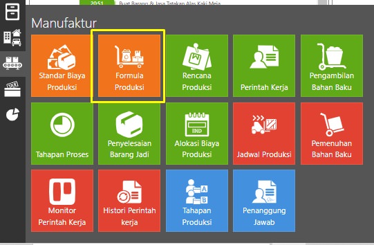 Membuat Formula Produksi