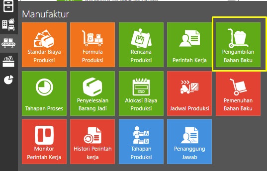 Pengambilan Bahan Baku
