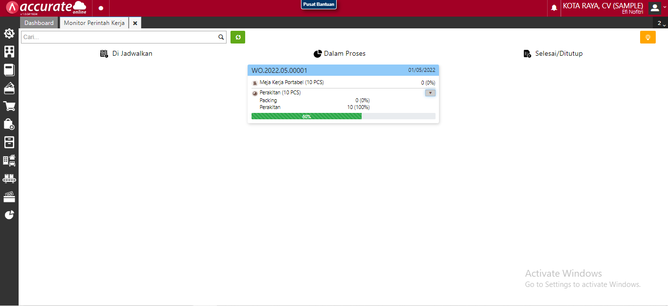 Update Progress